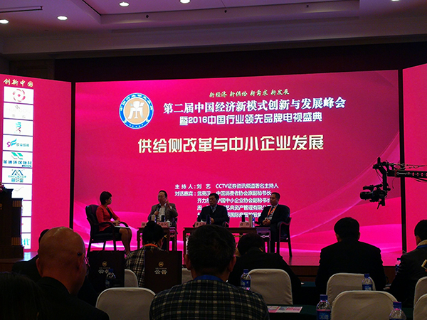 第二屆“中國經濟新模式創(chuàng)新與發(fā)展峰會”暨2016“中國行業(yè)品牌”電視盛典