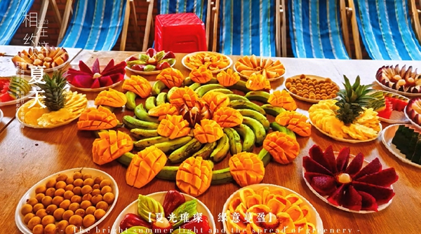 易視界精英集體實(shí)現(xiàn)水果自由日，享受水果的甜