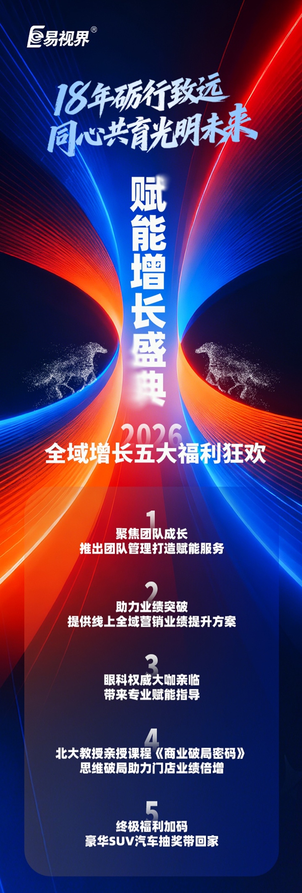 易視界集團(tuán)十八周年慶典暨賦能增長盛典即將盛大啟幕
